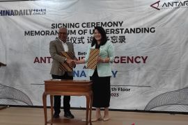 LBKN ANTARA dan China Daily Multimedia teken MoU kerja sama media