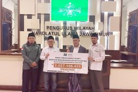 Lazisnu se-Jatim serahkan donasi Rp2,6 miliar untuk Palestina