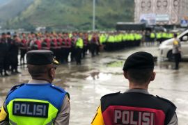 Ditpolair Sumut kawal rombongan jetski Aquabike lintasi Danau Toba