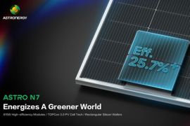 Dengan wafer yang lebih besar, produk Astronergy ASTRO N7 mampu menghemat biaya pembangkit listrik PV