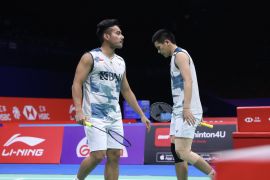 Hasil pertandingan perempat final China Masters 2023: Pram/Yere berupaya maksimal meski kalah dari tuan rumah