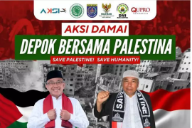 MUI Depok gelar aksi damai "Depok Bersama Palestina"