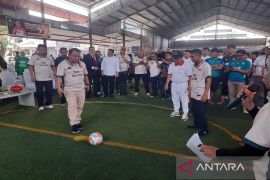 Pj Gubernur Sultra buka turnamen futsal PWI pertama 2023