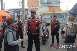 Satgas OMB Lodaya Polres Sukabumi Kota pantau keamanan objek vital pemilu