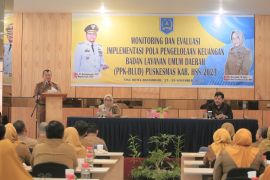 Dinkes HSS gelar monev implementasi pola pengelolaan keuangan BLUD