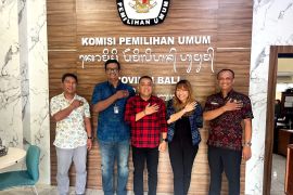 PLN siap pasok listrik andal di 12.712 titik TPS dan Kantor KPU Bali dukung Pemilu 2024