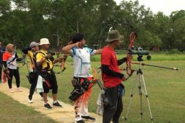 Persiapan 18 atlet panahan Kalteng ikut kualifikasi PON XXI Aceh-Sumut