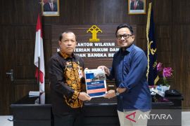 Kakanwil Kemenkumham Babel terima kunker  Ketua Bapemperda DPRD Belitung
