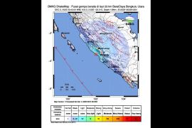 BMKG: Deformasi slab Lempeng Indo-Australia picu gempa M5,0 di wilayah Bengkulu