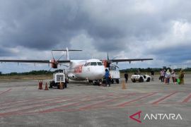 Penumpang tiba di Bandara Bangka Belitung naik 9,06 persen