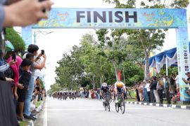 Pebalap Thailand juara etape III Tour de Siak