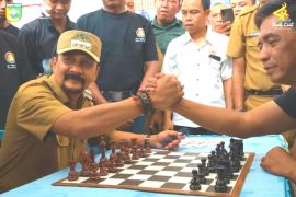 90 peserta ikui lomba catur cepat piala Pj Bupati Tanah Laut