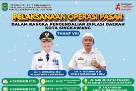 Disperindag Kota Singkawang gelar operasi pasar jelang Natal