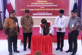Perpustakaan Pancasila hadir di Lapas Rangkasbitung