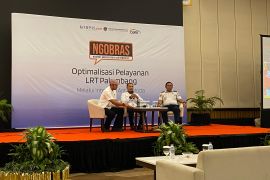 Penumpang LRT Palembang diproyeksi  capai 4 juta hingga akhir 2023