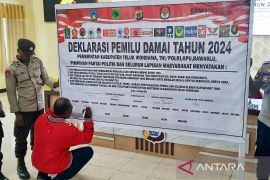 Polres Teluk Wondama inisiasi deklarasi Pemilu Damai