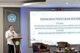 UNRI sosialisasi Peraturan Rektor terkait pemberian penghargaan akademik