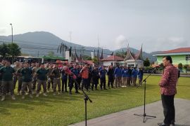 Pj. Wako Sonny. BP lepas Satpol PP Damkar ikut latihan gabungan