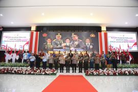 Kapolri saksikan OKP Ormas di Maluku deklarasi Pemilu damai