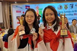 Diajeng juara Catur Junior Asia Timur 2023 di Sabah, Malaysia