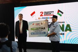 TKD Prabowo-Gibran Lampung serahkan bantuan Rp250 juta kepada Dubes Palestina