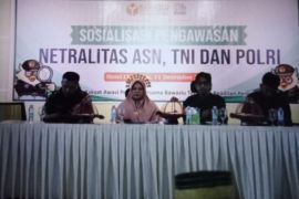Bawaslu Lutim ingatkan ASN dan TNI-Polri bersikap netral pada pemilu
