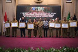 Delapan Kabupaten/Kota di Banten dapat penghargaan peduli HAM