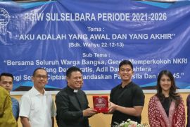 Kaesang Pangarep mengajak warga Makassar gunakan hak pilihnya dalam Pemilu