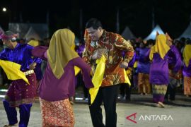 Dinparbud Bangka sukses tampilkan tari tradisional Cakter