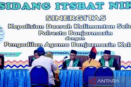 Polresta Banjarmasin gelar isbat nikah 102 pasangan agar tercatat di KUA