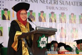 Rektor UINSU dikukuhkan sebagai  guru besar