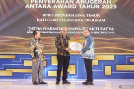 BPBD Jatim raih penghargaan Kesiapsiagaan dan Pengurangan Risiko Bencana dari ANTARA