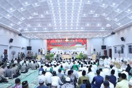 Wujudkan pemilu damai, Polres Inhil bersama Forkopimda gelar doa bersama