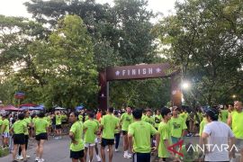 KPU Bali adakan lari santai diikuti 1.500 peserta, sosialisasikan pemilu