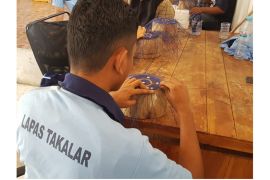 Kemenkumham Sulsel apresiasi program pembinaan kemandirian WBP Lapas Takalar