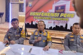 Polrestabes Makassar mengerahkan personel pengamanan di 158 gereja