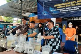 BNNP Kaltara Musnahkan 22,6 Kilogram Sabu Milik Dua Warga Negara Filipina