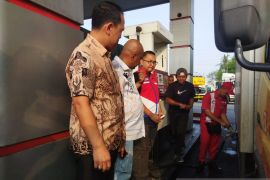 Persediaan BBM di SPBU Tol Tangerang-Merak cukup