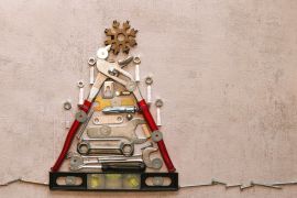 Lima ide untuk pohon Natal alternatif di rumah