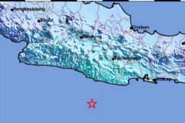 Sesar dalam lempeng Eurasia akibatkan gempa di selatan Jabar