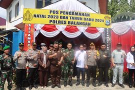 Bupati dan Forkopimda Balangan cek pos pengamanan tahun baru 2024