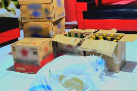 Polisi sita minuman keras saat gelar operasi Lilin di Kota Gorontalo