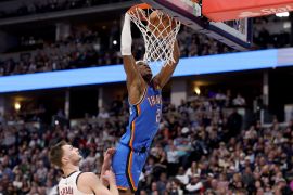 Thunder hentikan rentetan kemenangan Celtics 127-123