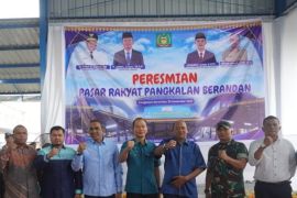 Plt Bupati Langkat resmikan pasar rakyat berbiaya pembangunan Rp6 miliar