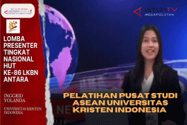 Pelatihan pusat studi Asean Universitas Kristen Indonesia