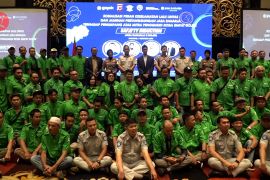 Jasa Raharja sosialisasi keselamatan berkendara bagi ojek daring