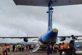 Pecah ban, Pesawat Trigana Air gagal terbang dari Bandara Sentani