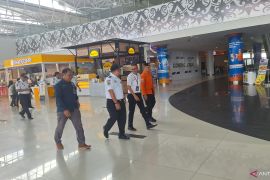 Posko Natal dan Tahun Baru di Bandara Sepinggan Balikpapan minim komplain