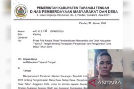 Dinas PMD instruksikan kades Tapteng tak politisasi dana desa