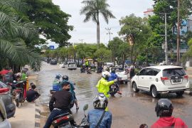 Prajurit Kodim Palembang siaga dan antisipasi  banjir pada musim hujan
